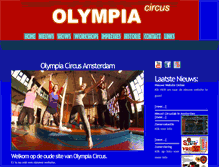 Tablet Screenshot of olympia-circus.nl